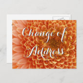 花写真付き住所はがきの変更 案内ポストカード (正面/裏面)