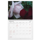 花写真用ウォールカレンダー カレンダー (2月 2027)