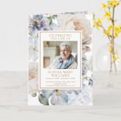 花写真追悼式 カード (黄色い花)