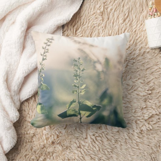 花写真 クッション (ブランケット)