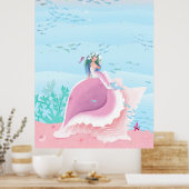 花冠こどもイラストレーション ポスター (キッチン)