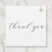 花冠のイニシャルモノグラム ウェディング フェイバータグ (裏面)