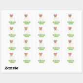 花冠のドラマのないラマ スクエアシール (シート)