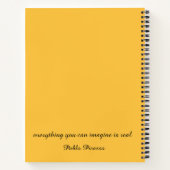 花冠の女性 ノートブック アート プリント (裏面)