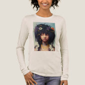 花冠の少女 トライブレンドＴシャツ (正面)