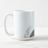 花冠の灰色猫 コーヒーマグカップ (左)