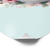 花冠をかぶったかわいい羊のイラスト ポスター (コーナー)