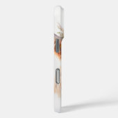花冠をかぶったハイランドカウの水彩画イラスト Case-Mate iPhoneケース (裏面 / 右)