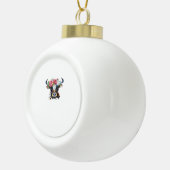 花冠クラシックTシャツ セラミックボールオーナメント (右)