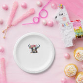 花冠クラシックTシャツ ペーパープレート (パーティー)