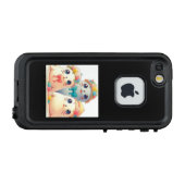 花冠シールズのキュートな恋 LifeProof iPhoneケース (裏面横)