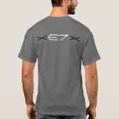 花冠xE7xの灰色 Tシャツ (裏面)
