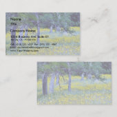 花分野の森林カシ 名刺 (正面/裏面)