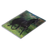 花分野の純血種の馬 ノートブック (左側)