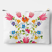 花刺繍オーダーメイド アクセサリーポーチ (裏面)