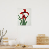 花勉強、 ポスター (キッチン)