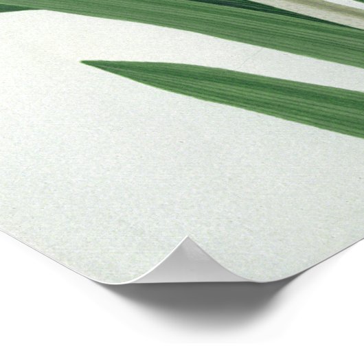 花勉強、 ポスター (角)