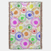 花動揺しての破裂 スローブランケット (正面縦)