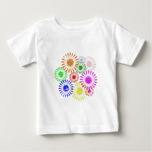 花動揺しての破裂 ベビーTシャツ