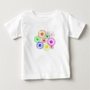 花動揺しての破裂 ベビーTシャツ
