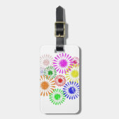 花動揺しての破裂 ラゲッジタグ (正面縦)