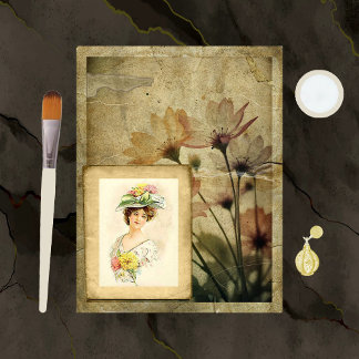 花動揺してスクラップブック紙