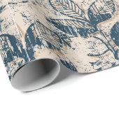 花動揺して柄 ラッピングペーパー (ロールコーナー)