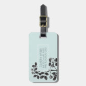 花卉旅行荷物タグ ラゲッジタグ (正面縦)
