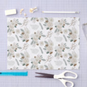 花卉植物ティッシュペーパー 薄葉紙 (クラフト)