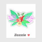 花卉植物2 シール (シート)