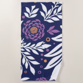 花卉设计22 ビーチタオル (正面)