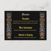 花卉 照明 中世纪 可编辑 エンクロージャーカード (正面)