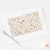 花原賀 長方形シール (封筒)