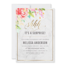 花及び大理石|の金ゴールドの驚きの誕生会