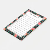 花及び果実パターン-リストをするチェックボックス ポストイット (アングル)