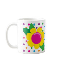 花及び水玉模様