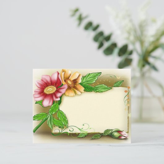 花名タグ ポストカード (スタンド正面)