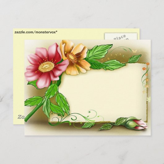 花名タグ ポストカード (正面/裏面)