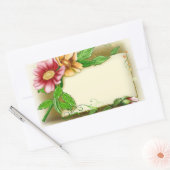 花名タグ 長方形シール (封筒)