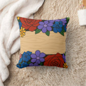 花名ラベル クッション (ブランケット)