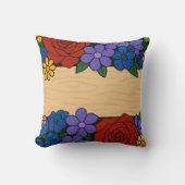 花名ラベル クッション (正面)