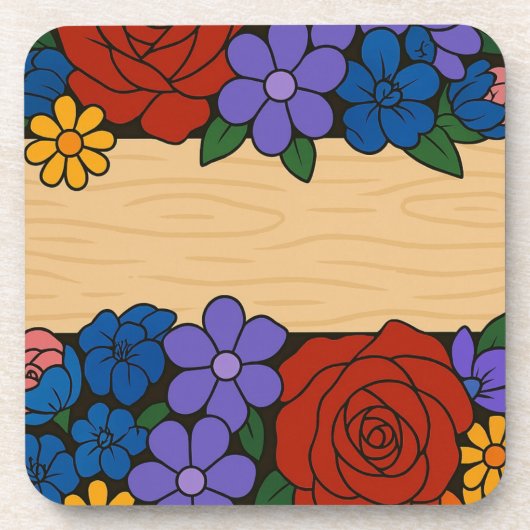 花名ラベル コースター (正面)