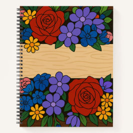 花名ラベル ノートブック