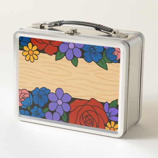 花名ラベル メタルランチボックス (正面)