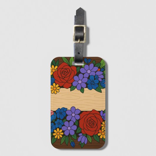 花名ラベル ラゲッジタグ (正面縦)