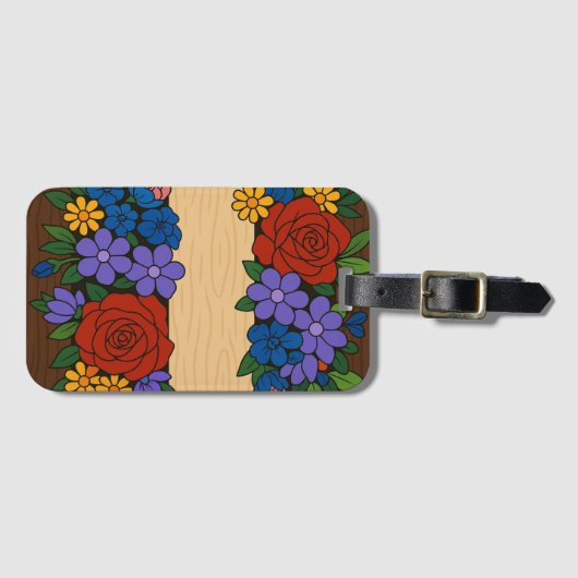 花名ラベル ラゲッジタグ (正面横)