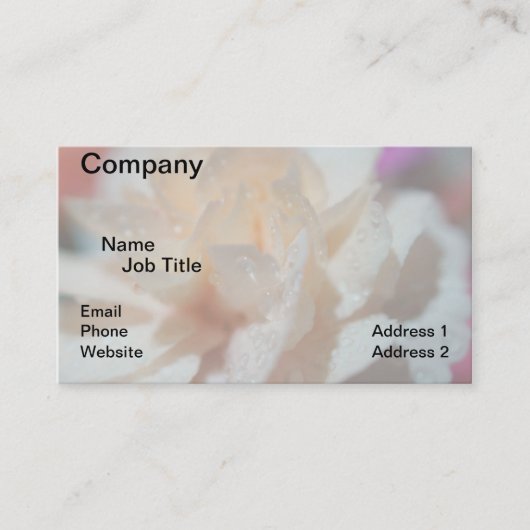 花名刺3.5インチx 2.0インチ 名刺 (正面)