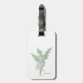 花咲きローズマリー ラゲッジタグ (裏面縦)