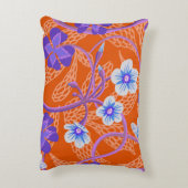 花咲き野花。夏のフローラ アクセントクッション (裏面(縦))