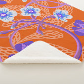 花咲き野花。夏のフローラ シェルパブランケット (3/4)